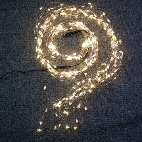 300 Star fairy lights Christmas tree string lights decoration for outdoor Home wedding party holiday garland garden party decor