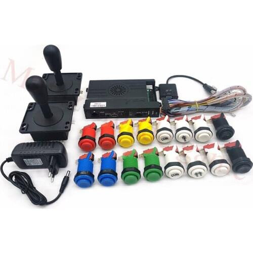 3D PD Saga 4800 in 1 game board with wifi 2 Player Arcade video game console kit with American style push button&Joystick kit