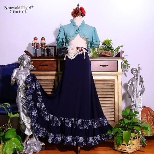 Dance Wear Brand Design Hot Sales Flamenco Flamenco Hip Wrap Skirt EKK19