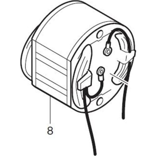 MAKITA 593538-7 220-240V Field Stator for MT650