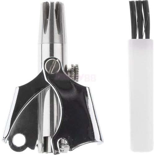 Stainless Steel Nose Ear Nasal Hair Removal Cutting Trimmer Manual Clipper