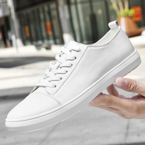 Men Casual Shoes Fashion Brand Men Shoes Genuine Leather Flats Sneakers For Mens Luxury Brand Walking Shoes Man