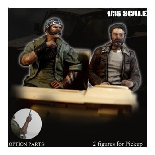 Unassambled 1/35 stand ancient warrior sit include 2 Resin figure miniature model kits Unpainted