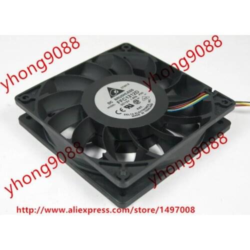 Delta Electronics FC1212D F00 DC 12V 1.68A 120x120x25mm Server Cooling Fan