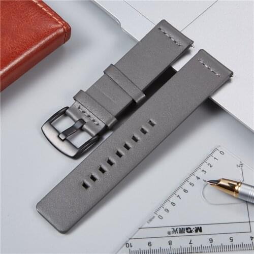 New Quick Release Smartwatch Band for Samsung Galaxy Active 2 Watch 42mm 46mm Leather Straps 18 20 22 24mm Smart Watchbands
