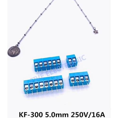 Connector Terminal KF300 2P 3P Cooper terminal pitch/spacing 5.0mm can be spliced screw type 250V/16A