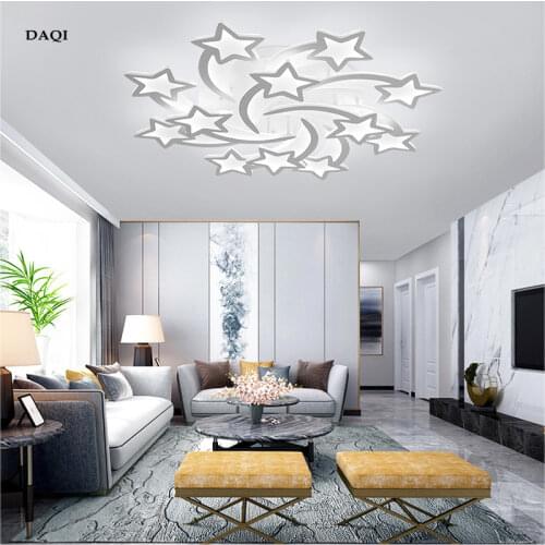 Creative Meteor Shower Room Lights Nordic Style and Personality Led Ceiling Lamp Simple Modern Art Bedroom Lamps