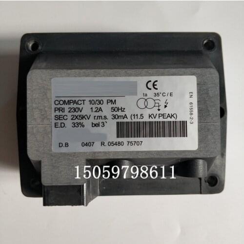 Ignition transformer single-stage 8KV bipolar 10KV burner ignition coil igniter 2*5KV