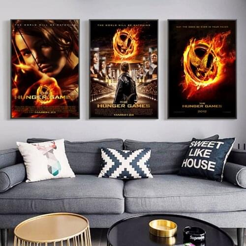 YUMEART Brave Girl In The Hunger Games Canvas Painting Poster and Prints Movie Poster Wall Art Room Decor Home Decor
