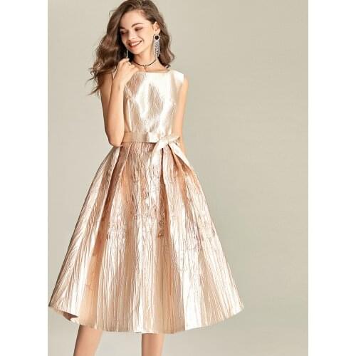 2021 Summer Jacquard Women Luxury Dress England Style Slim Waist Bowknot Dress Off Shoulder Evening Club Maxi Clothing