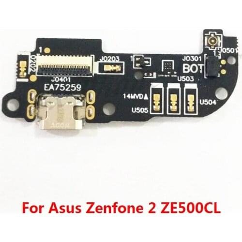 1PCS Charger Connector Board For Asus Zenfone 2 ZE500CL Z00D 5.0" USB Dock Charging Dock Port Flex Cable With Mic Module