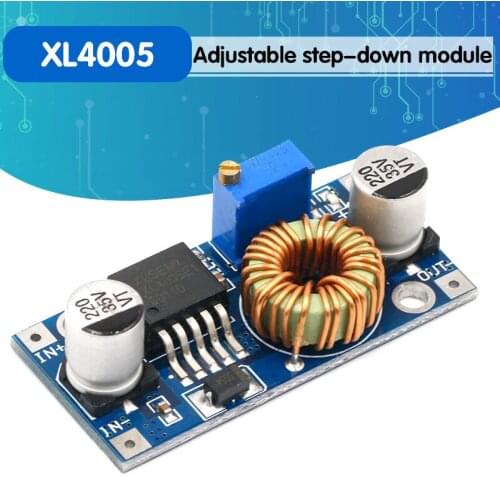 1pcs XL4005 DSN5000 Beyond LM2596 DC-DC adjustable step-down 5A power Supply module,5A Large current Large power