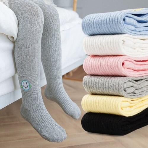 2PCS/PACK Kids Girls Spring Autumn Panty-hose Children Baby Girls Stockings Solid Color Tights