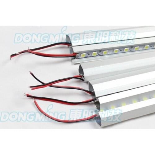 6pcs 12V white/warm white V Profile 36 led luces strip light, 50cm led luces strip light, led luces strip 5050