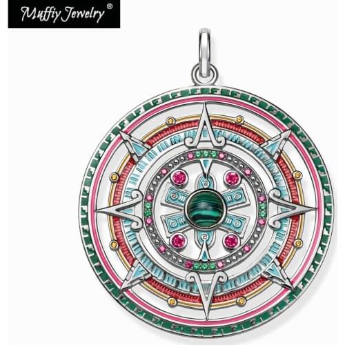 Aztec Amulet Pendant,Europe Style Glam Fashion Good Jewelry For Women Girls, Trendy Gift In 925 Sterling Silver,Super Deals