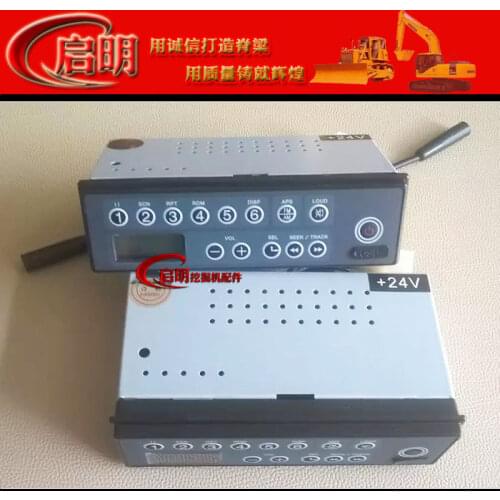Free shipping for Excavator Accessories KOBELCO Sk200/210/250/260/330/-8/Super 8 Cab Radio