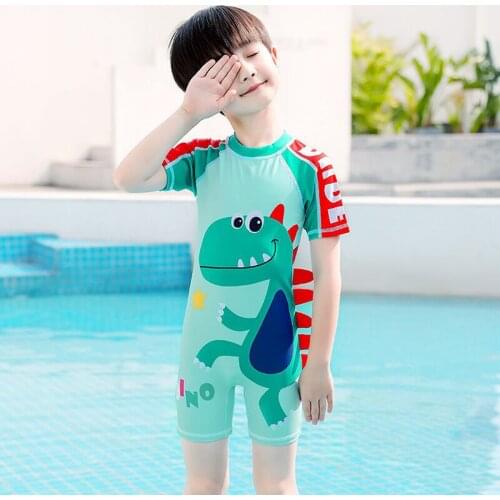 Childrens swimwear Big boys Quick-drying Swimwear Baby Sunscreen One-piece Swimming Equipment Boys Swimming Suit Size L-4XL