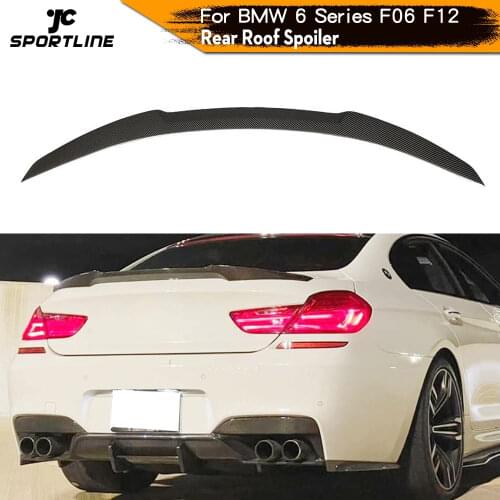 Carbon Fiber Trunk Spoiler For BMW 6 Series F06 F12 Sedan Coupe 2012 - 2016 Rear Wing Spoiler Lip Not for F13