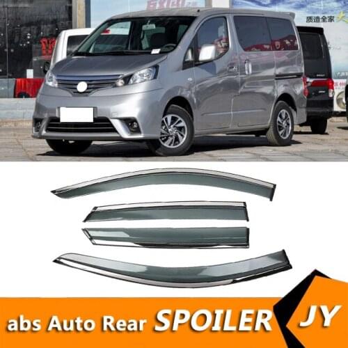 For Nissan NV200 L 2018 Window Visor Vent Shades Sun Rain Deflector Guard For Nissan NV200 L Auto Accessories 4PCS/SET
