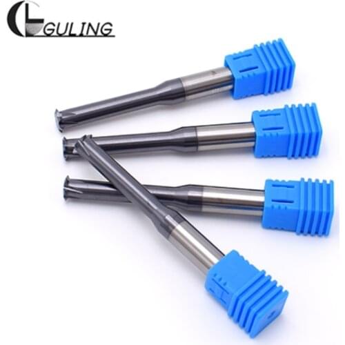CNC 60 Degree Tungsten Steel Single tooth Thread Milling Cutter M1 M1.2 M1.4 M1.6 M2 M2.5 M3 M4 M5 M6 M8 M10 M12 M14 mill mills