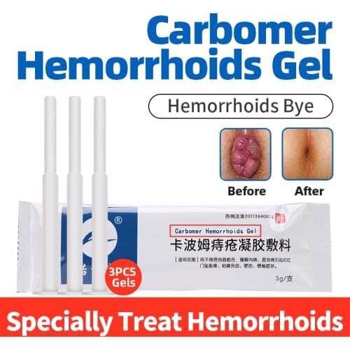 Carbomer Hemorrhoids Gel Dressing Mixed Anal Hemorrhoids Cream Treatment Anal Fissure Stool Pain/Wound Healing SkinCare Ointment
