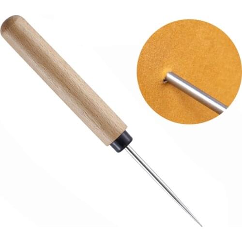 LMDZ 1Pc Type B Leather Punch Tool ,Leather Awl ,Leather Sewing and Stitching Tool,Leather Repair Tool for Wallets and DIY