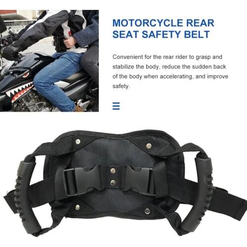 Motorcycle Passenger Grip Protection Safety Belt Rear Seat Child Anti-slip Belt Handle Child Motorcycle Harness Moto Accessories