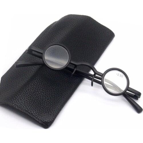 Punk Small Frame Round Reading Glasses Men Business Clear Lens Presbyopic Glasses Hyperopia Mini Eyewear Glasses For Elder