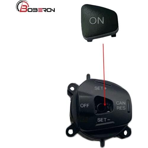 Single ON Button Blue Led Steering Wheel Cruise Control Switch For Ford Escort Fiesta MK7 MK8 ST Ecosport 2013