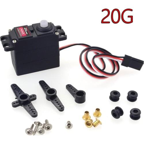 20g Plastic gear analog Servo high torque for 1/16 1/14 1/12 RC Car Carson WPL Wltoys HSP JJRC ZD Racing RC Buggy Truck Truggy