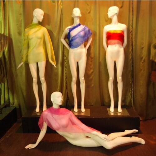 European Fashion Womens Full-body Mannequin Props White Window Display Manikin Personality Five-facial Model On Sale