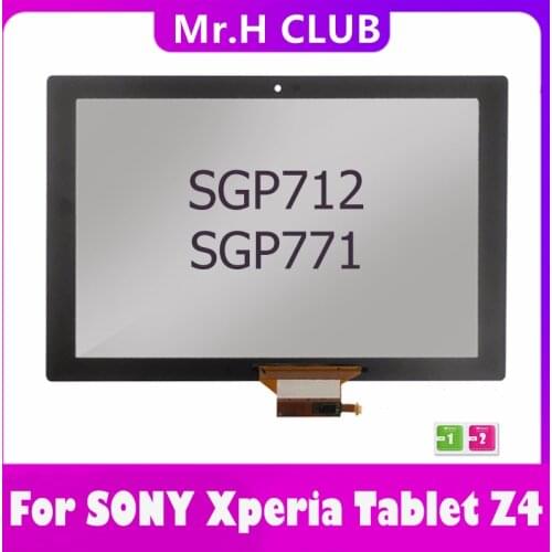Touch For Sony Xperia Tablet Z4 SGP771 SGP712 Touch Screen Digitizer Panel Front Glass Replace Free Shipping For Sony Tablet Z4