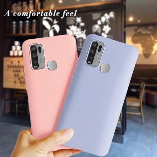 For Vivo Y90 Case Pudding Silicone Phone Slim Back Cover For Vivo Y30 1938 Y50 1935 Y 90 1908 1823 VIVOY30 Case Soft TPU Bumper