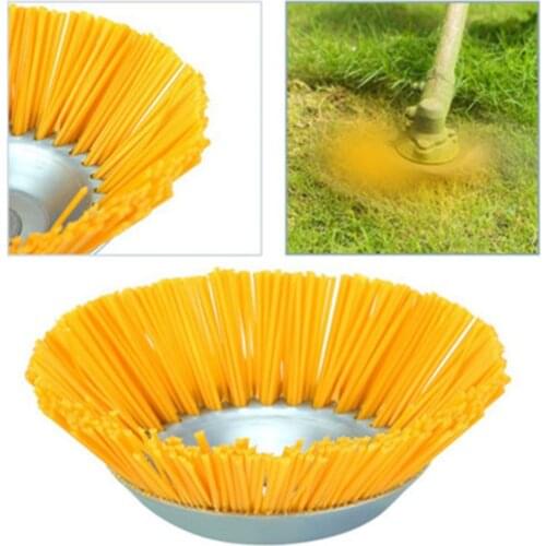 Grass Trimmer Head Nylon Wire Brush Brick Crevices Lawns Parks Replacement
