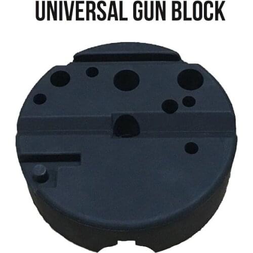 Universal Gun Block Handgun Pistol M1911 Ruger 10/22s Style Reassemble Firearm Assembly Bench Block VI11016