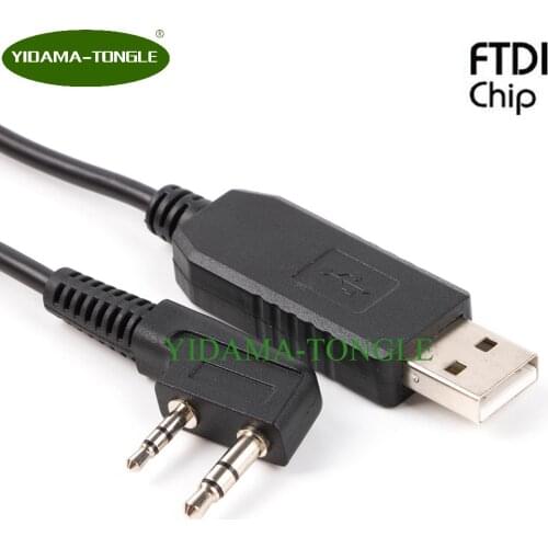 FTDI USB Programming Cable for Baofeng Kenwood Walkie Talkie Radio Cable Support Win7/8/10/xp/2000/Mac/Android etc