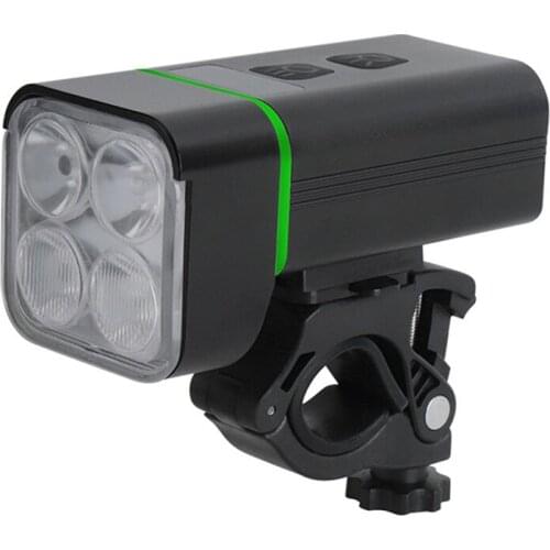 Bike Light USB Rechargeable 2000 Lumens Bike Headlight 4T6 LED Super Bright Flashlight Front Lights and Back Rear Light