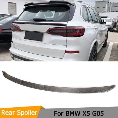 Carbon Fiber car center rear wing trunk lip spoilers fit for BMW X5 F15 2019 2020