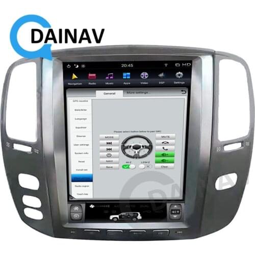 Tesla style Android Car Autoradio DVD Player For-LEXUS LX470 2004 2005 2006 Car Multimedia Video Player GPS Navigation