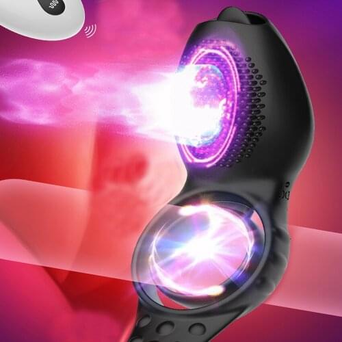 Wireless Remote Control Lock Ring Vibrator Sex Toys For Couples Adults Male Masturbator Penis Training Delayed Ring Erotic Toys