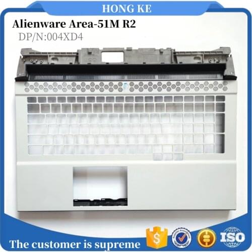 Dell Portable Keyboard Frame, Keyboard Cover Alienware Area-51M R2 White C Housing DP/N: 004XD4