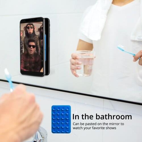 Phone Holder Suction Sucker Silicone Cup Mat/Pelekat Sotong Motor Holder Back Sticker Smartphone Wall Bracket Fit for Glass Car