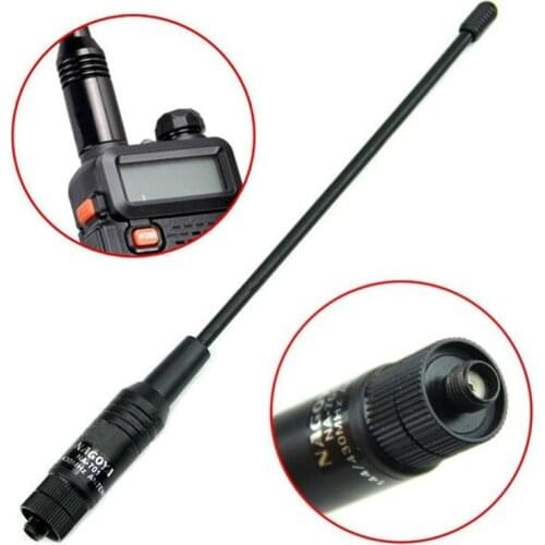Nagoya NA-701 SMA-Female Dual Band 144/430MHz Antenna for Handheld Radio Yaesu TYT Baofeng UV-5R UV-82 BF-888S Walkie Talkie