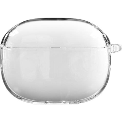 Cover Skin for -xiaomi FlipBuds Pro Earbuds with Keychain Transparent TPU Case QW