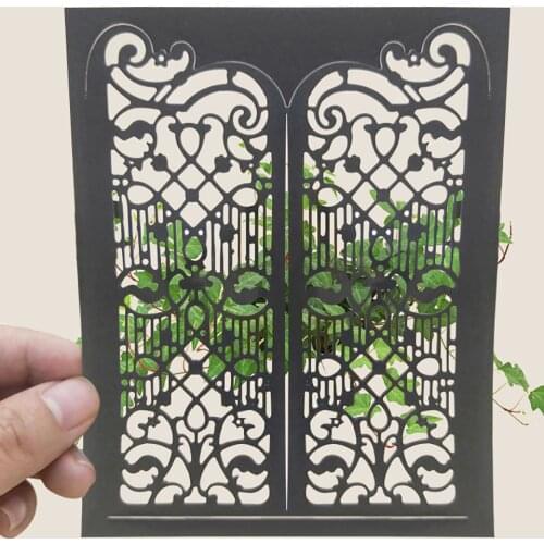 Metal Gate Hot Foil Dies Cutting Templated Scrapbooking Frame Mold Paper Craft Card Making Mould New 2019 Crafts Store Christmas