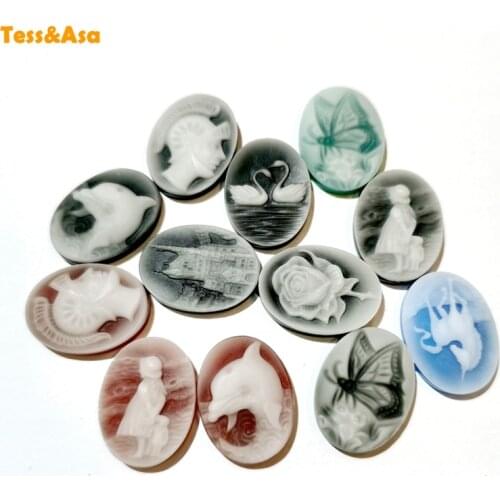 Natural Agates Flatback Engrave Cameo pendant Cabochon Charms Vintage Butterfly Animal Flower Girls For DIY Necklace Jewelry