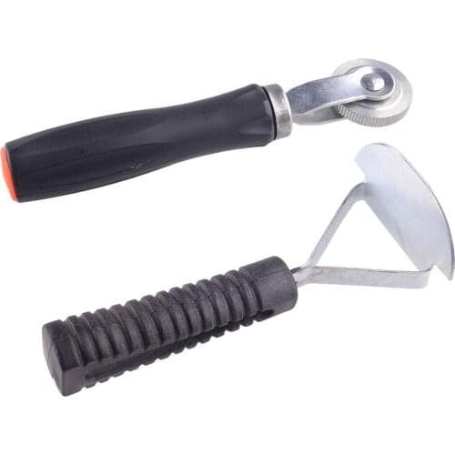 New Auto Tyre Puncture Patch Bearing Roller Stitcher Liner Scraper Repair Tools Universal Accessories High Quality