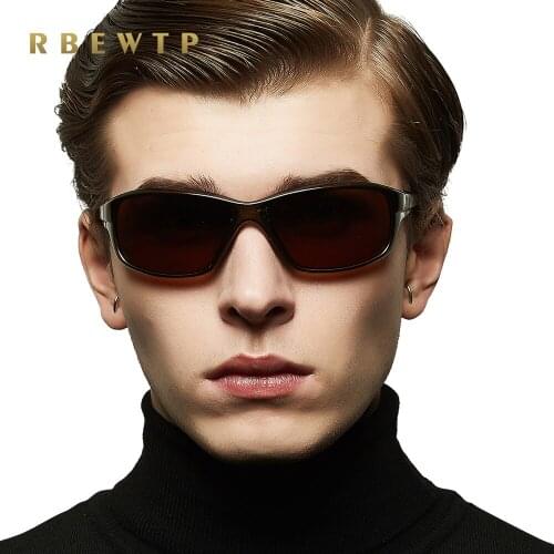 RBEWTP Brand 2019 New Coating Mirror Polarized Sunglasses Men Fashion Male Eyewear Sport Sun Glasses Travel Oculos Gafas De Sol