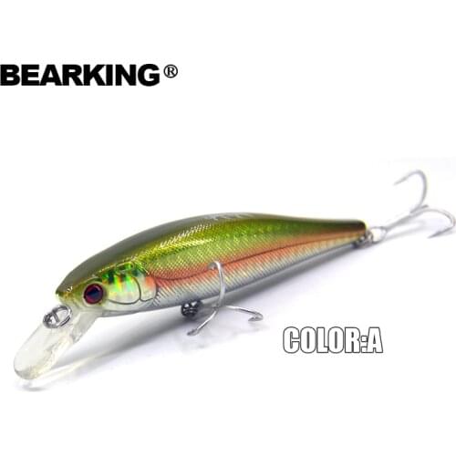 2017 hot model Bearking 112mm 17.2g Fishing Wobblers 5pcs/lot Fishing Lure Bait Swimbait Crankbait with 2xstrong Hooks