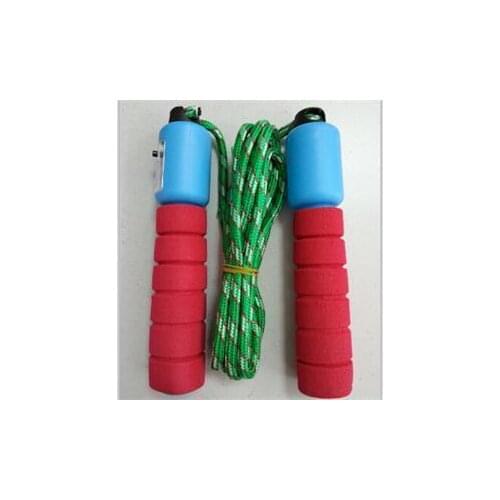 Adjustable Skipping Rope 3-Digit Automatic Jump Counter Jumping Exercise Fitness Training Gym Sports Foam Sponge Handle